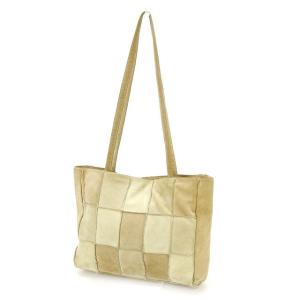 【30％OFF★SUMMER SALE】シャネル トートバッグ ワンショルダー レディース ムートン ベージュ 中古