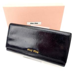 miu miu（ミュウミュウ） 送料無料 長財布 MADRAS＋CITY CAL マドラス