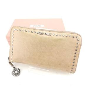 PRADA（プラダ） 財布 ビジュー ラインストーン エナメル ラウンド