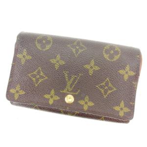 ルイヴィトン　折財布　財布　モノグラム　ポルトモネビエトレゾール LOUIS VUITTON（ルイ・ヴィトン） ルイ ヴィトン 三つ折り 財布 ポルト