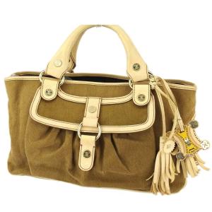 CELINE（セリーヌ） ブギーバッグ マカダム ハンドバッグ キャンバス