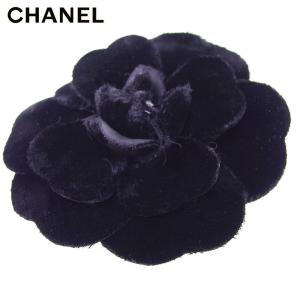 シャネル　カメリア　コサージュ　プラスチック　ブラック CHANEL（シャネル） カメリア ブローチ コサージュ ブラック