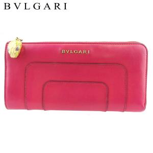 新品同様　BVLGARI ブルガリ　長財布　ピンク BVLGARI（ブルガリ） 長財布 ブルガリ・ブルガリ ラージウォレット