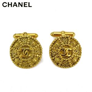 【30％OFF★SUMMER SALE】シャネル カフス アクセサリー レディース メンズ ココマーク ゴールド 中古
