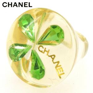 CHANEL（シャネル） プラスチックリング 指輪 ココマーク ホワイト