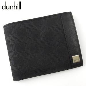 dunhill（ダンヒル） 二つ折り財布 ディーエイト D8 ブラック シルバー