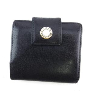 BVLGARI 【30％OFFクーポン】ブルガリ 二つ折り 財布 ミニ財布 メンズ