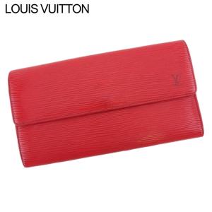 美品 ルイヴィトン エピ ポシェット ポルトモネ クレディ 長財布 レッド ルイヴィトン/長財布/ポシェットポルトモネクレディ/ルージュ(レッド