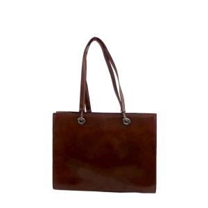 LOEWE（ロエベ） ゴヤ ウィークエンダー ボストンバッグ カーフ 茶