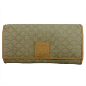 新品同様‼️ 現行　セリーヌ　CELINE 長財布　マガダム柄　ラウンドファスナー 1円 CELINE セリーヌ マカダム柄 レザー ラウンドファスナー 長財布