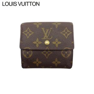 ルイ ヴィトン Wホック 財布 三つ折り レディース メンズ ポルトモネ