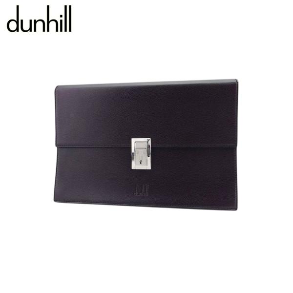 ダンヒル クラッチバッグ セカンドバッグ メンズ ロングテールロゴ dunhill 中古