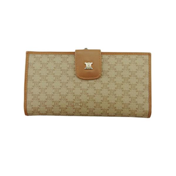 【30％OFFクーポン】セリーヌ 長財布 メンズ可 マカダム CELINE 中古