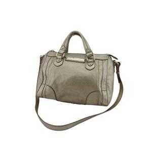 超美品 マックスマーラ MAX MARA 2021年 ディアレザー ショルダー バケット バケツ クロスボディバッグ 定価95700円 ベージュ レディー ほぼ未使用 Max Mara - 超美品 マックスマーラ MAX MARA 2021年 ディアレザー