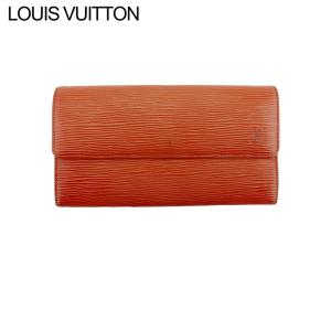 ルイ ヴィトン 長財布 ファスナー付き 財布 レディース メンズ ポシェットポルトモネクレディ M63573 エピ LOUIS VUITTON 中古｜branddepot-tokyo