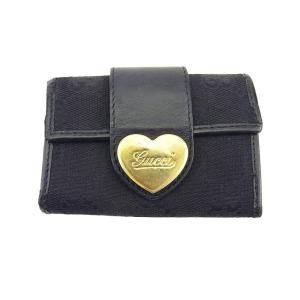 GUCCI（グッチ） 6連キーケース GGキャンバス 黒 04564 : たかみ質店