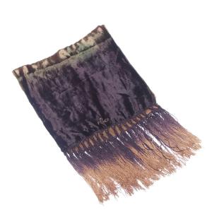 FENDI（フェンディ） 美品☆FENDI FXT252 カシミヤ混 ズッカ柄 ファー