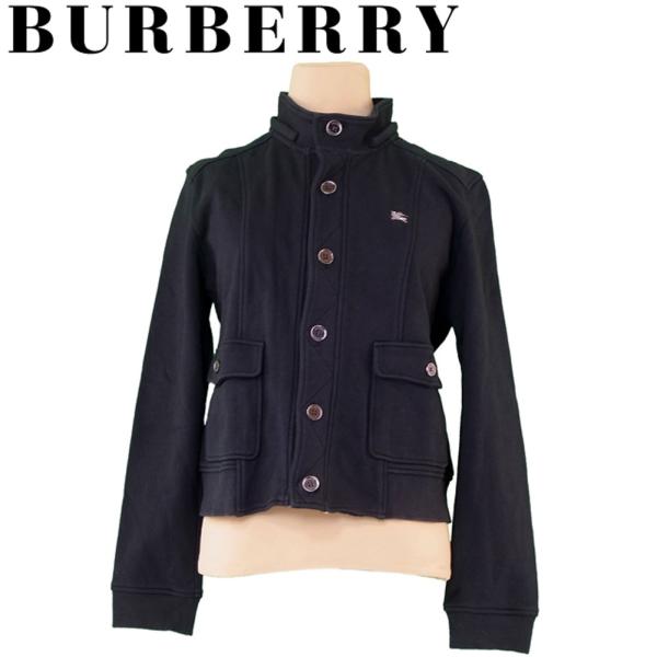 バーバリー Burberry ジャケット シングルボタン 160A キッズ ブラック シルバー ボー...