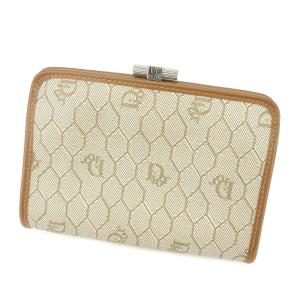 【30％OFF★SUMMER SALE】ディオール ポーチ 化粧ポーチ レディース オールドディオール ロゴ柄 ベージュ ブラウン系 中古