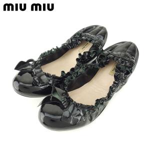 miu miu スワロフスキー バレー シューズ 36 1/2 イエロー ミュウ miu miu スワロフスキー バレー シューズ 36 1/2 イエロー ミュウ