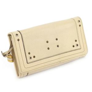Chloe（クロエ） 長財布 エルシー ターンロック ベージュ レディース