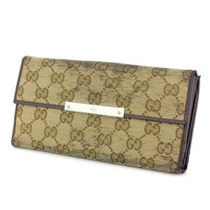 美品 GUCCI グッチ インターロックング ブラック 黒 シルバー金具 GGスプリームキャンバス /レザー 673003 長財布 ロングウォレット レディース 505932 【中古】 GUCCI（グッチ） 美品 インターロックング ブラック 黒 GGスプリーム