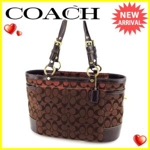 コーチ COACH トートバッグ ワンショルダー レディース シグネチャー 中古 人気 セール D1744｜branddepot