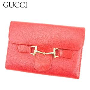 グッチ がま口 財布 三つ折り ホースビット GUCCI 中古｜branddepot