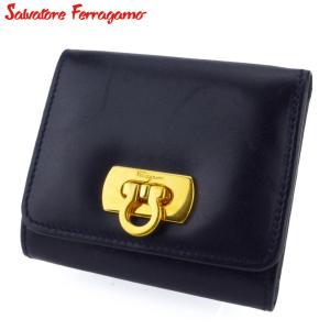 ラスト1点 サルヴァトーレ フェラガモ コインケース 小銭入れ レディース メンズ ガンチーニ Salvatore Ferragamo 中古｜branddepot