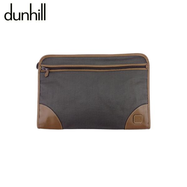 ダンヒル ビジネスバッグ ブリーフケース クラッチ バッグ メンズ ヘリンボーン dunhill 中...