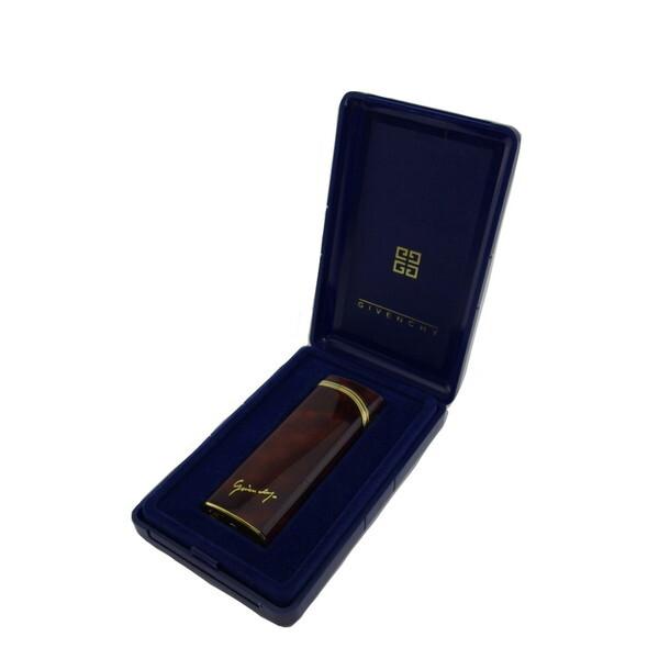 ジバンシィ GIVENCHY ライター ブラウン×ゴールド レディース 中古