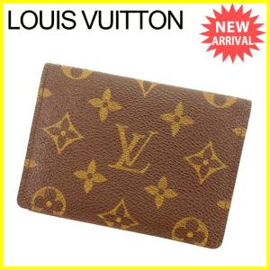 ルイヴィトン Louis Vuitton 定期入れ パスケース 男女兼用 ポルト2カルトヴェルティカル M60533 モノグラム 中古 人気 セール J12306｜branddepot