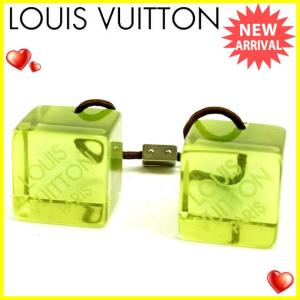 ルイヴィトン Louis Vuitton ヘアゴム クリアヘアキューブ グリーン ブラウン レディース 中古｜branddepot