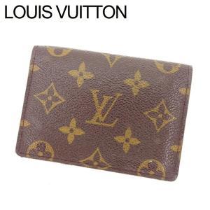 ルイヴィトン 定期入れ パスケース ポルト2カルトヴェルティカル M60533 モノグラム Louis Vuitton 中古｜branddepot