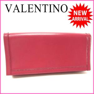 ヴァレンティノ VALENTINO クラッチバッグ パーティーバッグ レディース スクエアフォルム 中古 セール P145｜branddepot