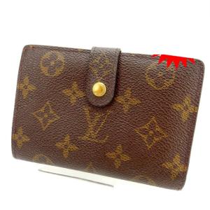 LOUIS VUITTON ルイ・ヴィトン ポルトカルト クレディ エン 長財布 M60825 モノグラム ブラウン  レディース【中古】 LOUIS VUITTON - LOUIS VUITTON ルイ・ヴィトン ポルトカルト クレディ