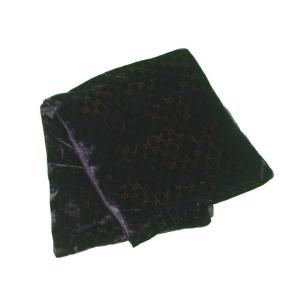 FENDI（フェンディ） 美品☆FENDI カシミヤ100％ チンチラ ロゴ刺繍