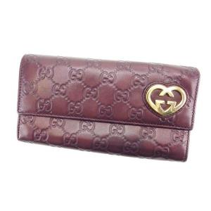 GUCCI（グッチ） グッチ/グッチシマラブリーハート二つ折り長財布