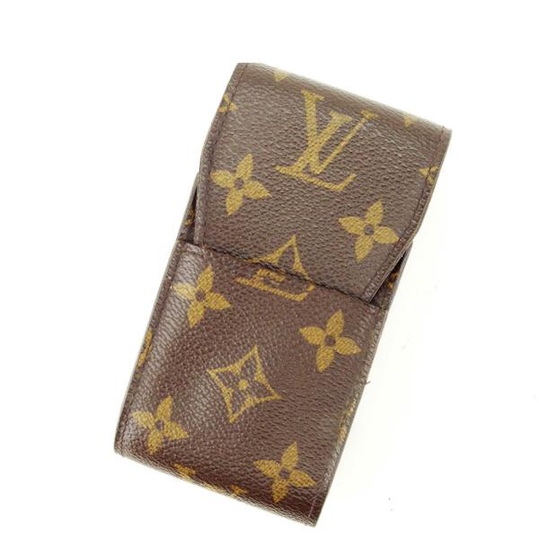 ルイヴィトン シガレットケース タバコケース レディース エテュイシガレット モノグラム ブラウン ...