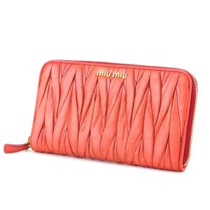 miumiu❤︎クロコ調がま口財布 miu miu（ミュウミュウ） 【週末タイムセール☆30％OFF】ミュウミュウ