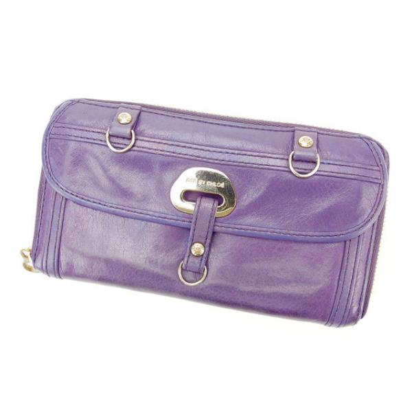 【週末限定SALE★30％OFFクーポン】シーバイクロエ 長財布 ラウンドファスナー レディース パ...