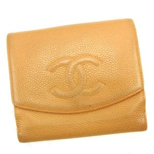 CHANEL（シャネル） アイコンライン シャンパンゴールド 2つ折り財布