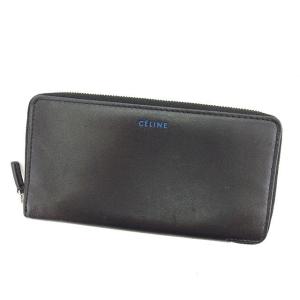 CELINE（セリーヌ） ラウンドファスナー長財布 Triomphe トリオンフ
