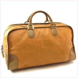 LOEWE◇ベラスケス/ボストンバッグ/レザー/BRW : セカンドストリート