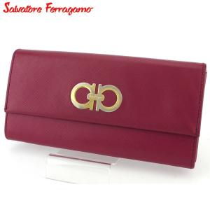 イヴ・サンローラン 372264 ダークベージュ レザー 長財布 2つ折り長