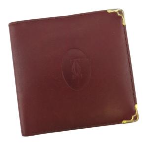 Cartier（カルティエ） マネークリップ 二つ折り財布 カボション