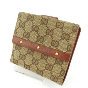 FENDI（フェンディ） 2つ折り財布 8M0447 FFロゴ ブラウン ゴールド