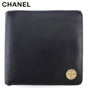 ラスト1点 シャネル 二つ折り 財布 ミニ財布 レディース メンズ オールドシャネル ココボタン CHANEL 中古｜branddepot