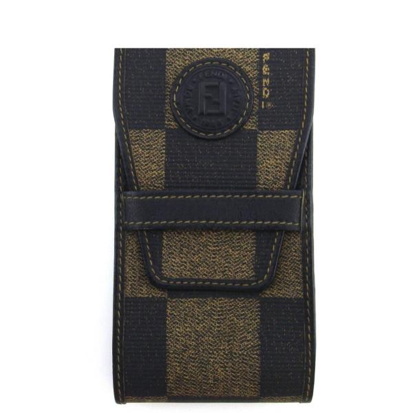 フェンディ シガレットケース タバコケース 小物入れ レディース メンズ  ペカン ブラック ベージ...