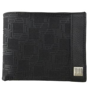 dunhill（ダンヒル） 新品同様 二つ折り 財布 札入れ ブラック レザー